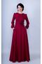 Round Neck Long Sleeve Woven Fabric Drawstring Waist Belted Pocket Maxi Length Invitation & Evening Dress