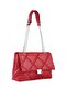 Women's Red Shoulder Bag - 3