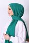 شال حجاب من الخيزران باللون الأخضر البرسيم - 2