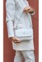 justpolo women's 3 compartment baguette and crossbody bag with two straps - 4