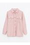 Basic Long Sleeve Girl's Shirt Jacket