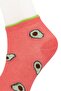 Pack of 6 Women's Patterned Colorful Quality College Booties Socks - 3