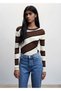 Striped Rib Sweater