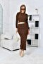 Women's Knitwear Skirt Suit - 3