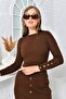 Women's Knitwear Skirt Suit - 7