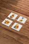 Winnie the Pooh Themed Natural Stone Travertine Coasters Set of 4 - 3