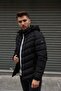 Men's Fur Lined Puffer Coat - 2