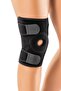 Meniscus assist vented knee brace with patella support for knee fluid collection