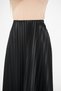 Black Leather Look Slim Pleated Skirt, Special Occasion Skirt, Pleated Skirt, Hijab Skirt, Hijab Clothing - 2