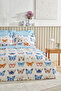 Danny 100% Cotton Single Duvet Cover Set 100% Cotton Navy Blue PP - 2