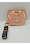 Kırase Women's Imported Powder Pink Multi-Compartment Stylish Money Wallet with Pockets - 2