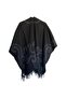 Keel Patterned Jacquard Poncho - 2