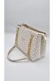 Justpolo Women's Cream Bag Wallet Set - 2