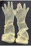 Diamond sparkling evening dress bridal gloves long yellow - 5