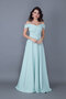 Mint Green Maxi Length Shoulder Detailed Strappy Flared Model Dress - 2