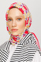 وشاح بطيات بنمط شيرا - 4