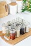 12 Pieces Glass Spice Jar with Vacuum Lid 150 ml - 3