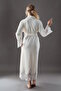 Lace Niki Velvet Bamboo Cotton Robe - 5