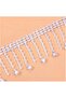 Women's anklets with stone fringe - 5