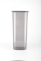 Set of 12 Square Food Storage Container - Large Size 1.75 Liters - Anthracite - 6