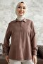 Nilda Basic Shirt - Coffee with Milk - 3
