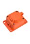 Monophase Rubber Cable Garden Surface Mounted Outdoor Protected Socket Covered Orange Single Single - 4