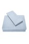 Line Cotton Duvet Cover Set 4 Piece Striped Satin Duvet Cover Set Blue | Hotel Duvet Cover - 4