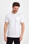 2016 Basic Flamed Single Jersey Crew Neck Single Pocket T-Shirt