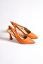 Women's Heeled Shoes Open Back Bow Heel 9 cm - 4