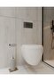 Toilet Roll Holder Replacement Gold Design Heavy Duty Cast Footed Anti-Tipping Bathroom Toilet No Installation Required - 2