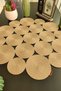 Teret 80cm Round Wicker Jute Living Room Kitchen Table Cloth / Runner / Ranir - 7