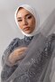 Plain Twill Scarf - White - 4