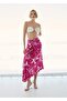 Pleated satin skirt - 6