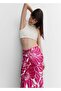 Pleated satin skirt - 8