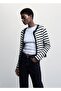 Striped Seamless Cardigan