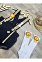 Safari concept lion figure dark blue baby boy 1 year old sundress - 5