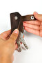 Leather Keychain 3-4 Key Capacity - Real Leather & Handmade - 5