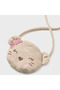 Baby Girl Plush Textured Long Sleeve Dress with Bag Pink L24K2986 - 4