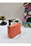 HANDBAGS AND HANDBAGS WITH PEARL HANDLE WITH SOFT CHAIN ORANGE - 4