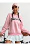 CODE ADR-SHEN EZwear Letter Graphic Drop Shoulder Sweatshirt - 4