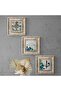 Religious Painting, Elif Vav Painting, Ol Der and Olur, 3 Piece Islamic Painting Set with Antique Frame - 2
