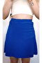 BLUE SUMMER SHORTS SKIRT - 3