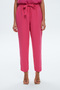 Eyelet Trousers with Slit Legs - 3