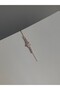 Steel Rose Gold Stone Star Needle Marcella Earrings - Does Not Tarnish - - 4