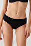 Women's 5-Piece Economical Pack Black White Skin 2056 No Show Cotton Basic Panties (Slip Gift with Lace) - 3