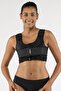 Post Liposuction Zippered Breast Enlargement Post-Op Bra - Support and Controlled Edema
