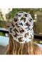 Stylish fashion boy girl child colorful dog pattern bucket baguette hat 6-12 years old - 3