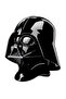 Darth Vader Black Car and Motorcycle Stickers - 14X14 cm Laptop and Glass Accessory