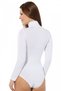 Fashion Stripe Long Sleeve Turtleneck Snap Body 260 - 2