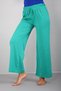 Fashion Stripe Combed Cotton Wide Leg Trousers 210036